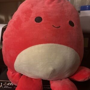 Squishmallows Red and White Stuffed Animal
